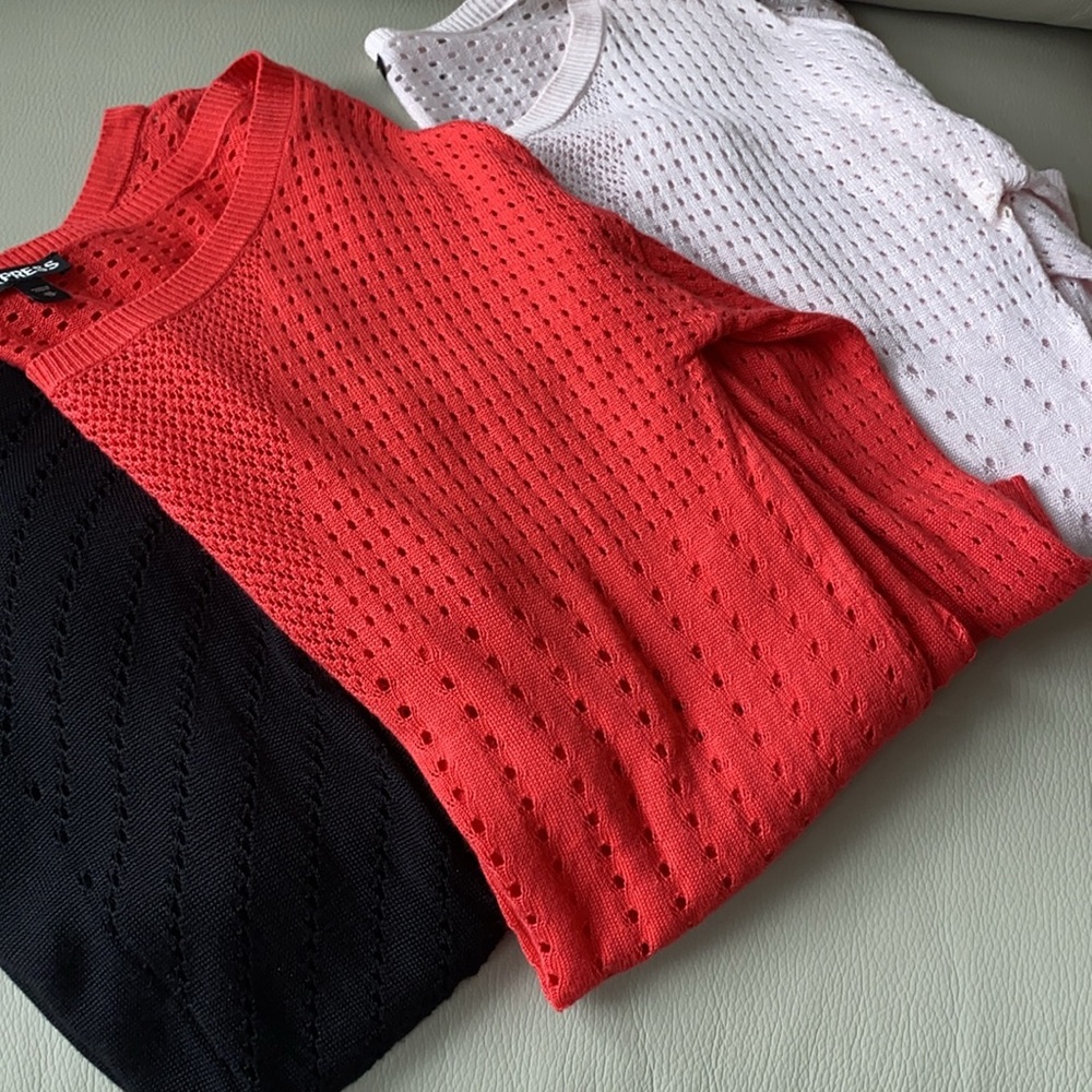 3 Express sweaters tops